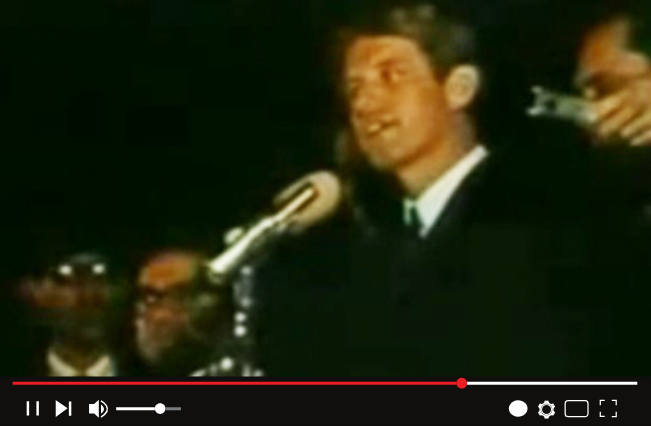 Robert Kennedy speech at Indianapolis, Indiana, April 4, 1968 [announces the assassination of Martin Luther King – Example of Story of Us] (Video)