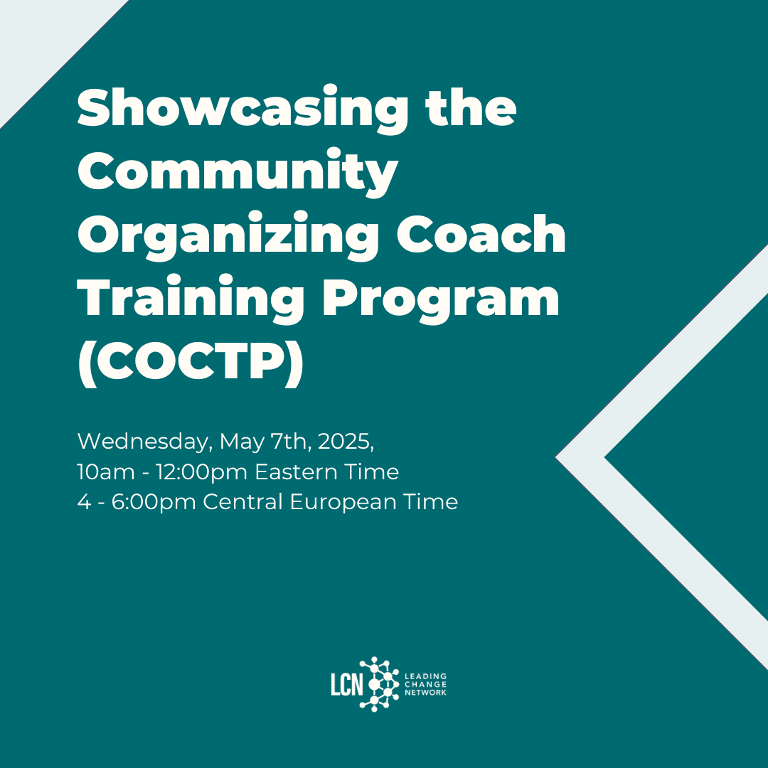 Showcasing the Community Organizing Coach Training Program (COCTP)