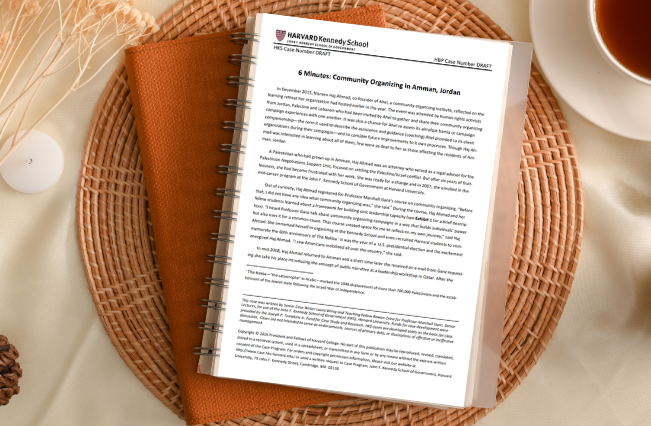 6 Minutes: Community Organizing in Amman, Jordan (Case study)