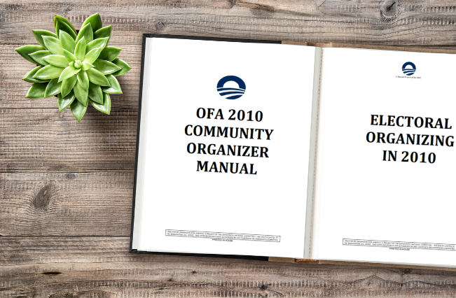 Organizing for America OFA: Community Organizer Manual
