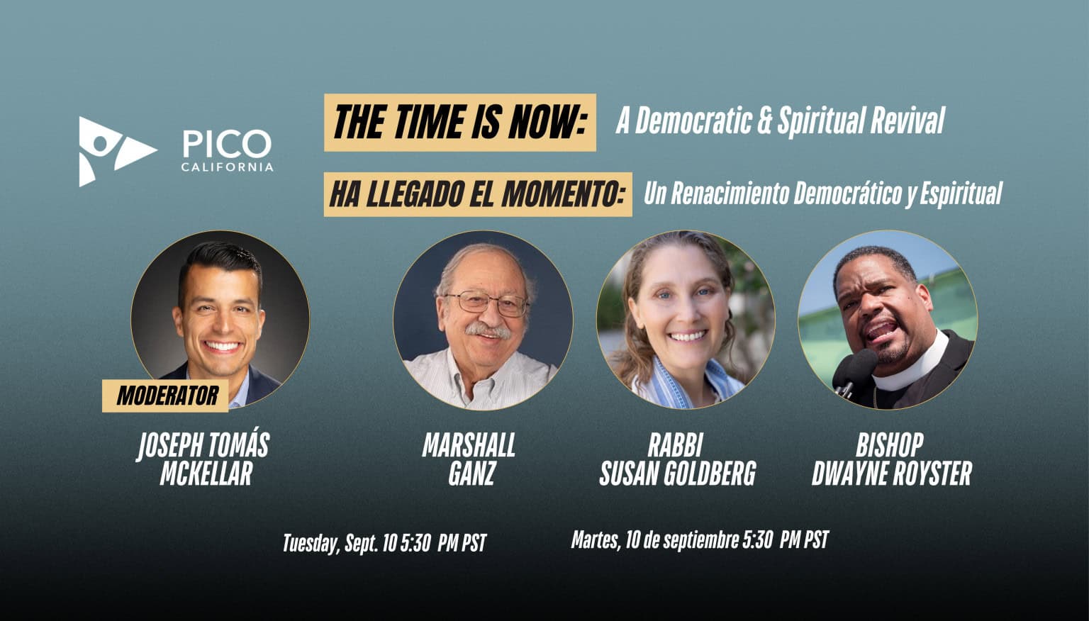 The Time is Now: A Democratic & Spiritual Revival